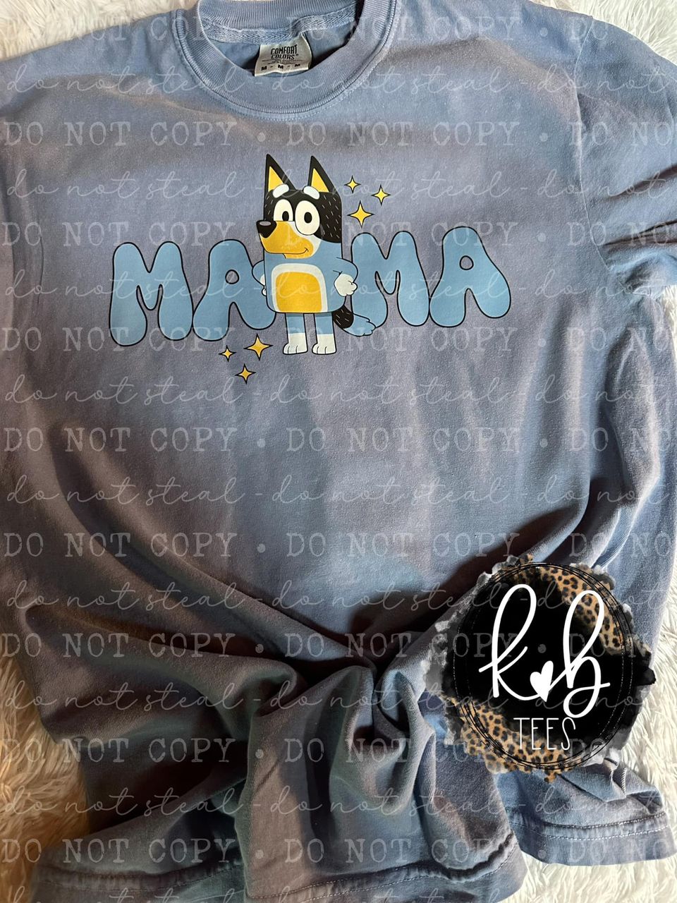 Bluey Mama Tour Comfort Color Tee