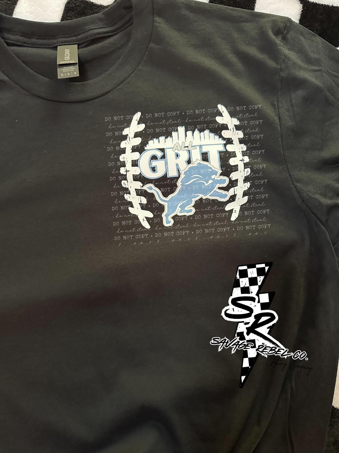 Detroit Lions- All Grit Lions t.shirt- Detroit Lions Shirts