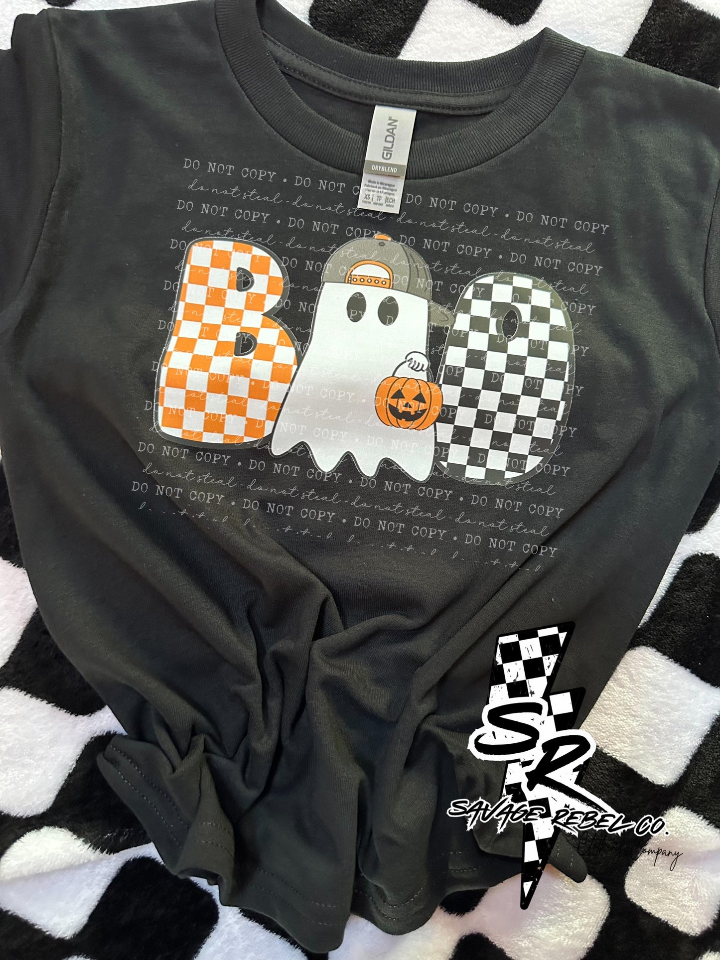 Youth Boo- Boys Youth Halloween t.shirt - Boys Halloween Youth t.shirt