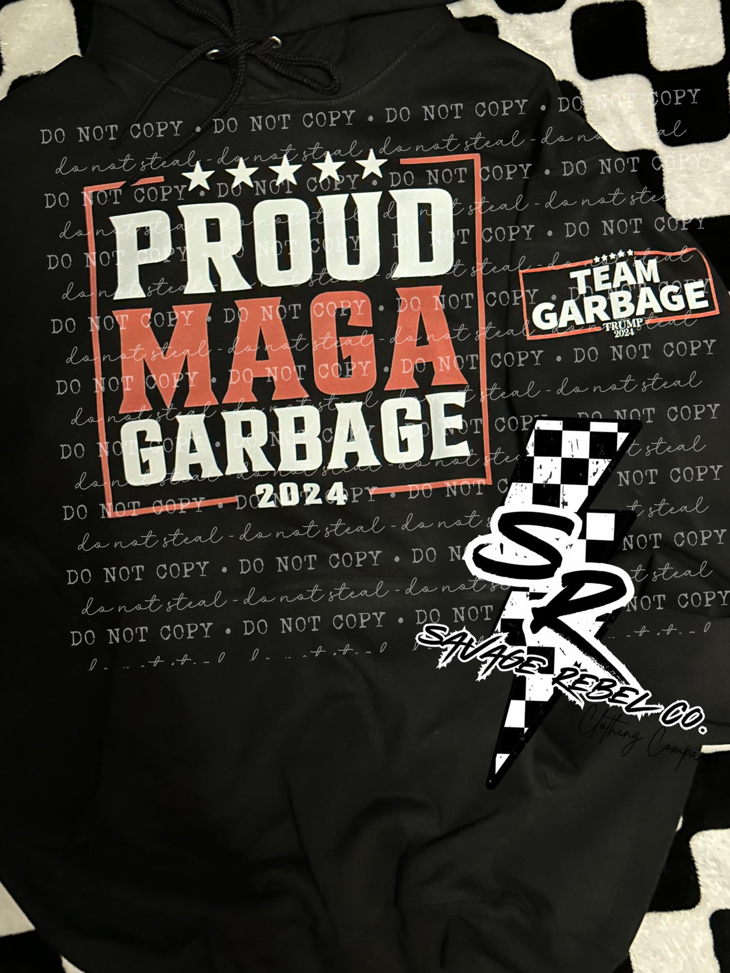 Proud MAGA Garbage Hoodie