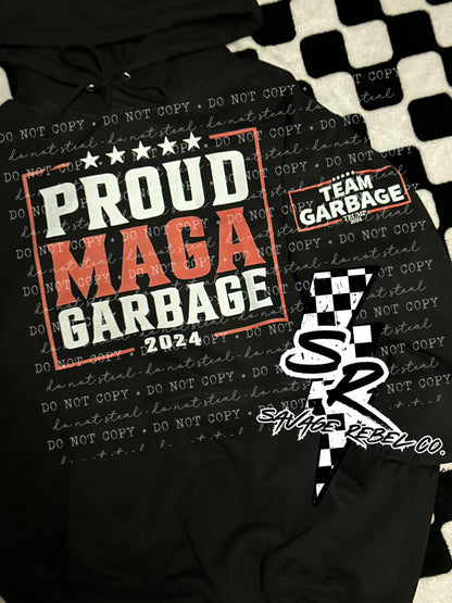 Proud MAGA Garbage Hoodie