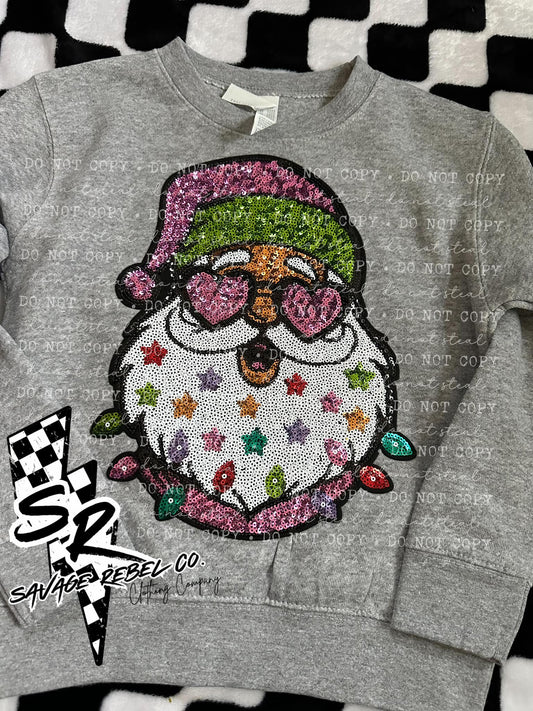 Youth Festive Santa Sweatshirt