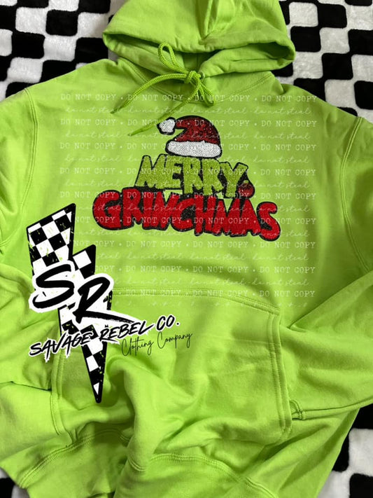 Merry Grinchmas Christmas Hoodie